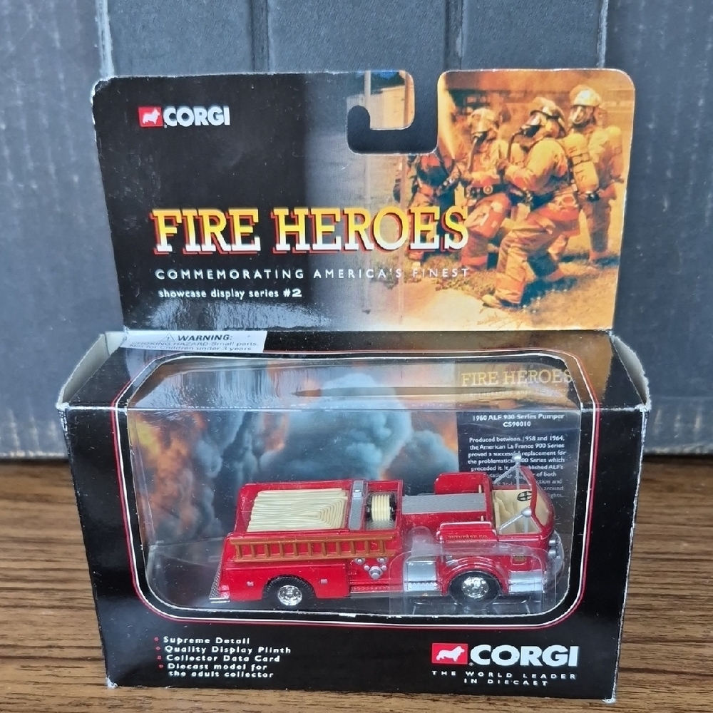 Corgi Fire Heroes Red Toy Fire Truck